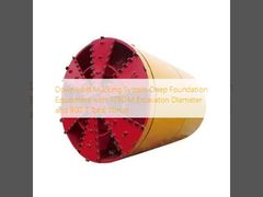 Sistema di scavo verso il basso per fondazioni profonde con diametro di scavo di 3730 M e spinta totale di 800 T