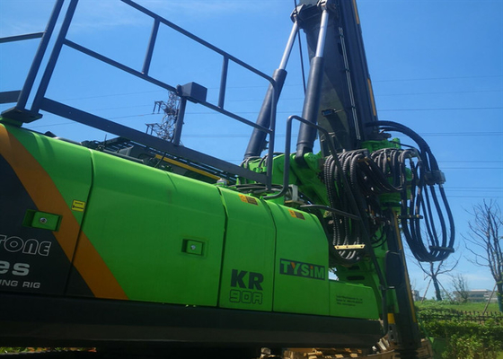 Fondamento di accatastamento annoiato usato rotatorio della piattaforma di produzione 1200mm del cingolo