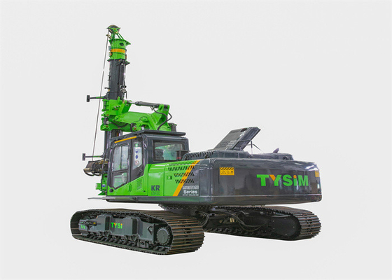 Azionamento di mucchio di Rig Boring Machine 1200mm della perforazione a rotazione di TYSIM KR50 piccolo