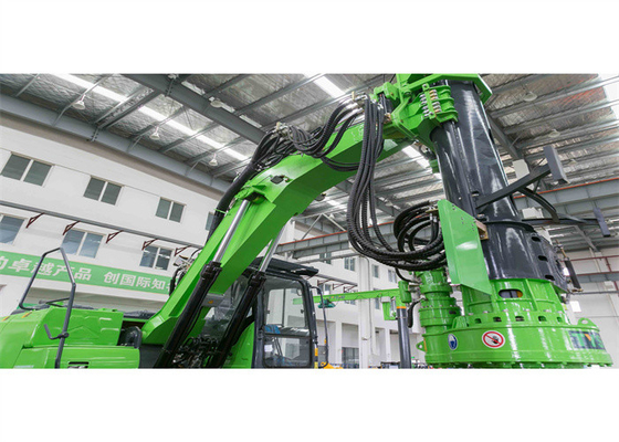 Miniera del fondamento dell'impianto di perforazione 24m della perforazione a rotazione di TYSIM KR50A idraulica