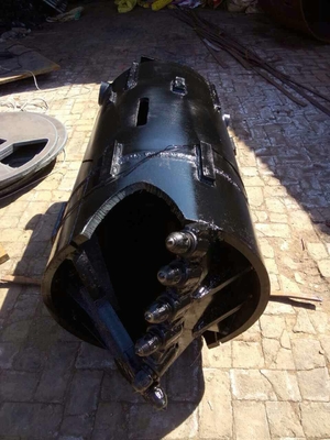 Alesato accatastando i pezzi meccanici che perforano il tipo aperto asta della centrifuga del secchio 12000mm del doppio
