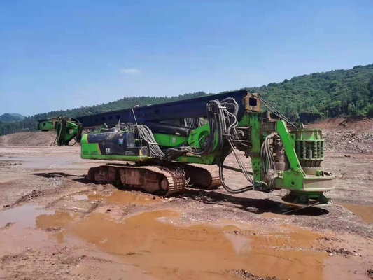 Il trapano idraulico del cingolo ha usato la profondità d'accatastamento rotatoria della macchina 28m per costruzione