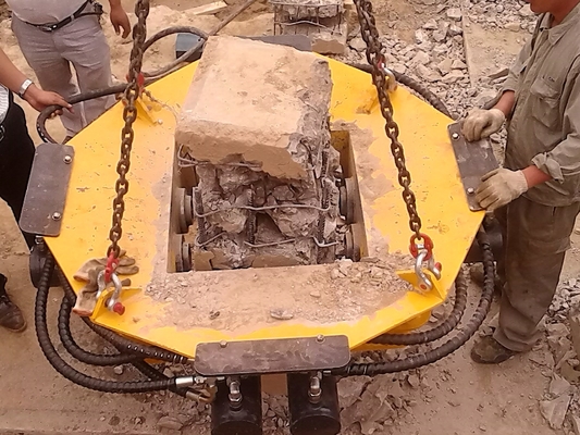 Escavatore Pile Head Cutting 600mm Dia Round Concrete Cutter Machine