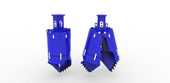 Trapano Rig Bucket Teeth Two Flap del macchinario del mucchio 1200mm