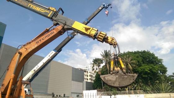 Braccio telescopico a conchiglia serie KM con portata lunga dell'escavatore del braccio del carrello elevatore della gru