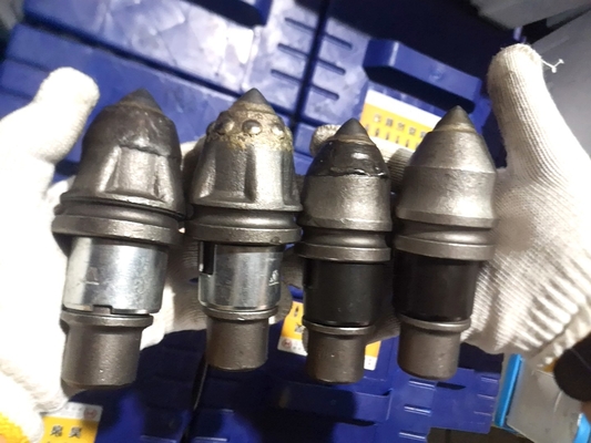 Strumenti di impilamento Perforazione Denti di proiettile Trivella da roccia 25mm B47k22