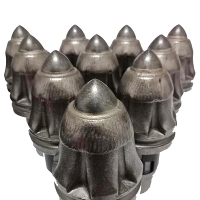 Punta a denti di proiettile con gambo tondo trivella 25 mm Benna da roccia