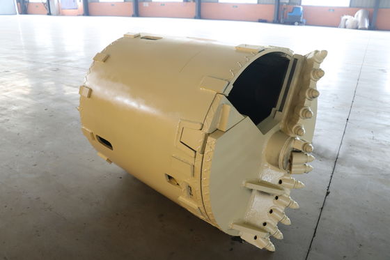 saldatura dei denti della pallottola di 3000mm Rig Rock Drilling Bucket Small