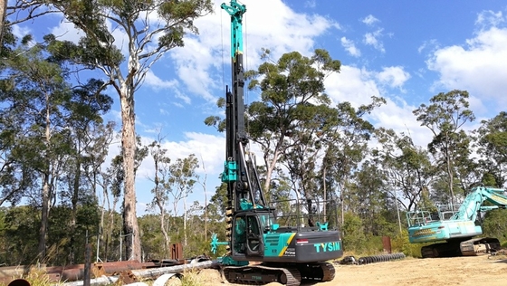 Impianto di perforazione a spirale lungo idraulico CFA KR80M Pile Driving Rigs 140KN della perforazione a rotazione della coclea