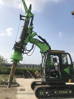 Piccola perforazione a rotazione d'accatastamento su misura Rig Machine Hydraulic 1200mm 30rmp