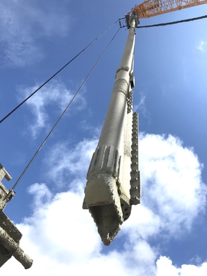 1.2m3 Vibroflot elettrico di alimentazione di fondo 300kN 6 bar attrezzature di miglioramento del terreno