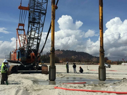 Equipaggiamento per colonne di pietra altamente raccomandato Materiale in acciaio Vibroflot elettrico per la costruzione