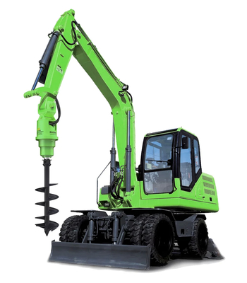 Modello personalizzato Post Hole Digger Machine Earth Auger Drill per escavatore