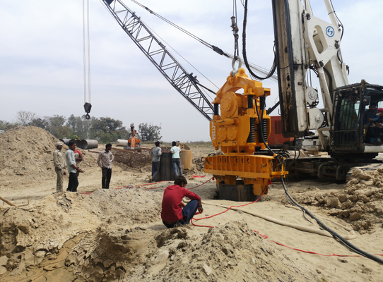 Equipaggiamento di guida per pile su misura Vibro Hammer Electric