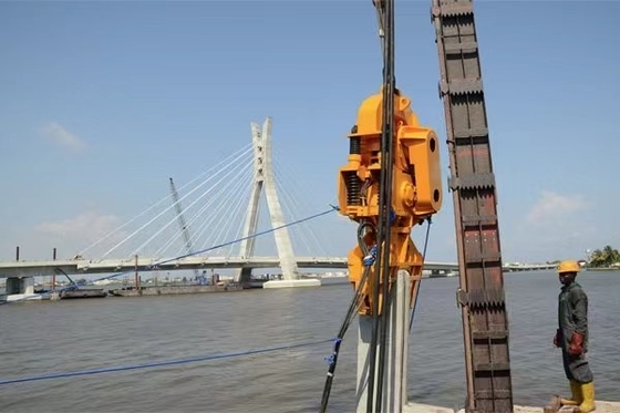 Macchine per la costruzione Vibro Martello Escavatore Pile idraulico Guidatore elettrico Vibro Martello