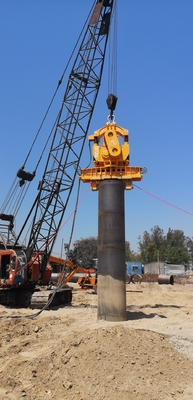Concrete Vibratory Pile Driver Pile Hammer Crane Hanging Vibro Hammer Electric