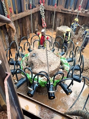 Strumenti per la costruzione civile Testa di frantumazione idraulica di pile Tagliatore di calcestruzzo Picchiatore di pile