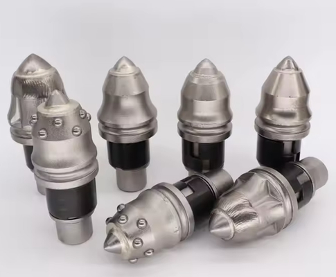 Aghi di roccia e parti del barile del nucleo pezzi conici 25 mm dentino picchio denti trincea per strumenti di perforazione fondazione