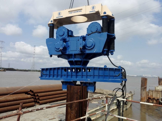Pile Driver Steel Sheet Piling Electric Vibro Hammer per il progetto di ponte offshore