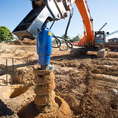 perforatrice idraulica rotonda della terra di 65mm con 2 alberi di uscita facoltativi