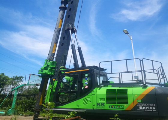 macchina idraulica Mini Excavator Sheet Pile Driver della perforazione a rotazione della costruzione 90kNm