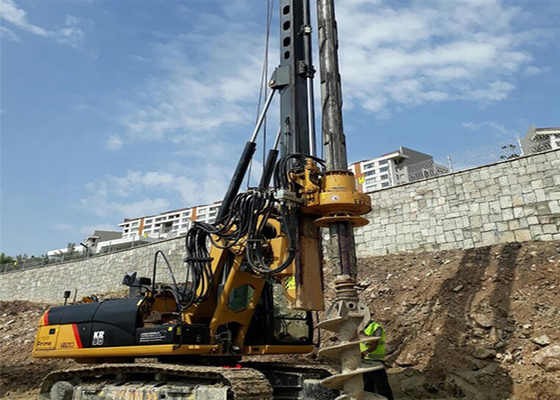 impianto di perforazione di perforazione 1200mm dell'accatastamento del singolo del carico 80kN del mucchio della macchina pozzo trivellato rotatorio del trasporto