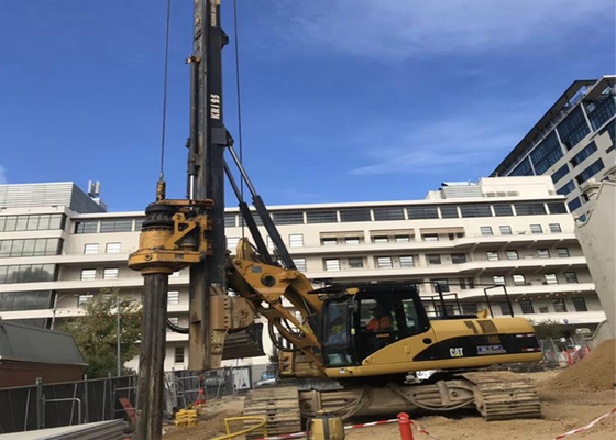 perforazione a rotazione Rig Borehole Hydraulic di Mat Machine For Piling Mini del cingolo di 125kNm 43m
