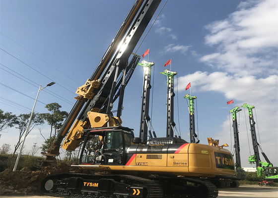 80m/Min Crawler Soil Hydraulic Crawler che perfora Rig Pile Driving Machine 165KNm