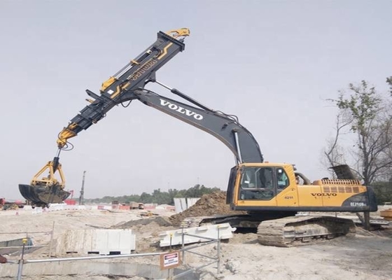 escavatore Telescopic Boom della copertura superiore di 1600kg Mini Excavator Long Reach Attachment