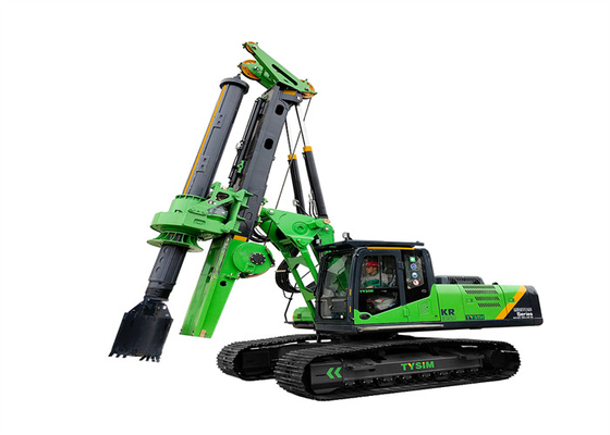trapano idraulico Rig Mechanical di 2.8Km/H 3.8L 125KN/M Rotary Drilling Rig