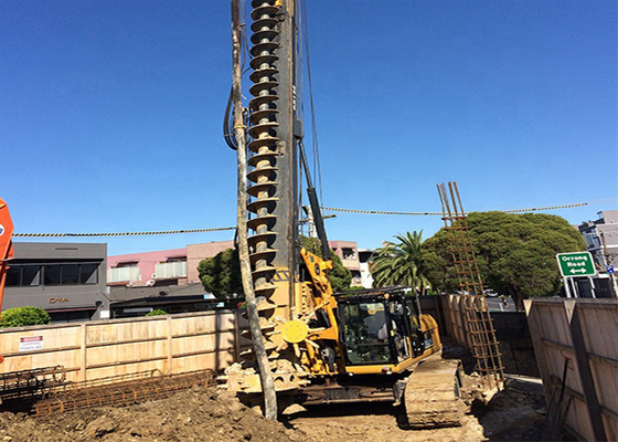 impianto di perforazione di trapano rotatorio multifunzionale del palo di fondazione di CFA della coclea del foro della piattaforma di produzione 34.3MPa 150kNm
