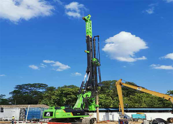 perforatrice idraulica portatile 700mm del mucchio del foro di 60m/Min Screw Pile Drilling Machine