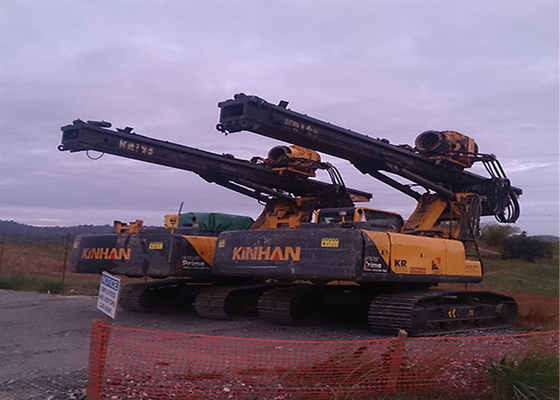 Perforazione multifunzionale Rig Hydraulic Crawler Drill Machine di profondità del fondamento 2.8km/H 37m