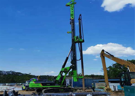 testa rotatoria idraulica multifunzionale 51m del trapano di CFA 34.3MPa della piattaforma di produzione di 20m