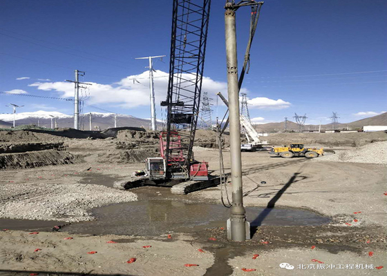 colonna di pietra di consolidamento di Vibroflotation dell'attrezzatura di 16mm 75kw Vibroflot