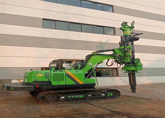 attrezzature Mesin Bor Sumur Hidrolik di Attachment Civil Construction del piledriver di 50kNm 34.3mpa